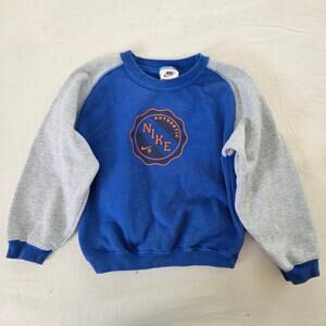 Vintage Nike Blue Slouchy Crewneck 5t